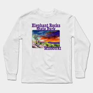 Elephant Rocks State Park, Missouri Long Sleeve T-Shirt